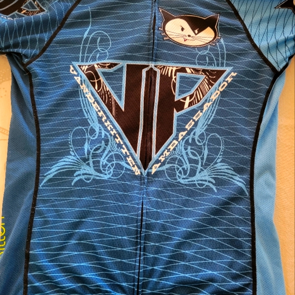 3-piece authentic Vanderkitten cycling kit medium